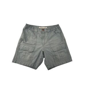 Savane Mens Cargo Shorts Balsam Green W32 Elastic Waist Utility SESB0105